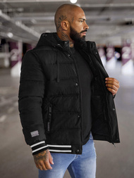 Veste homme noir OZONEE JS/57M7501/392