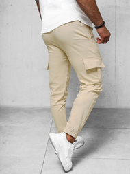 Pantalon Chino Homme Beige OZONEE O/1404SP