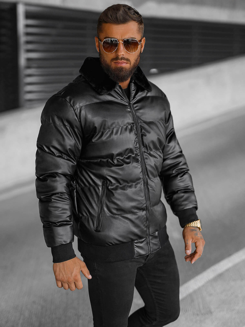 Veste Homme Noir OZONEE O/M795Z