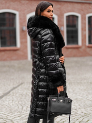 Manteau Femme Noir OZONEE JS/5M3160/392Z