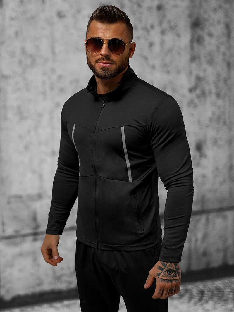 Veste Homme Noir OZONEE JS/M10308