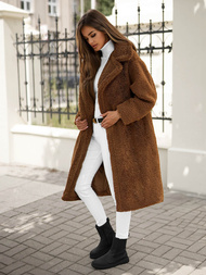 Manteau femme marron OZONEE O/Z01Z