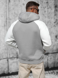 Sweatshirt à capuche gris OZONEE O/SWE23037