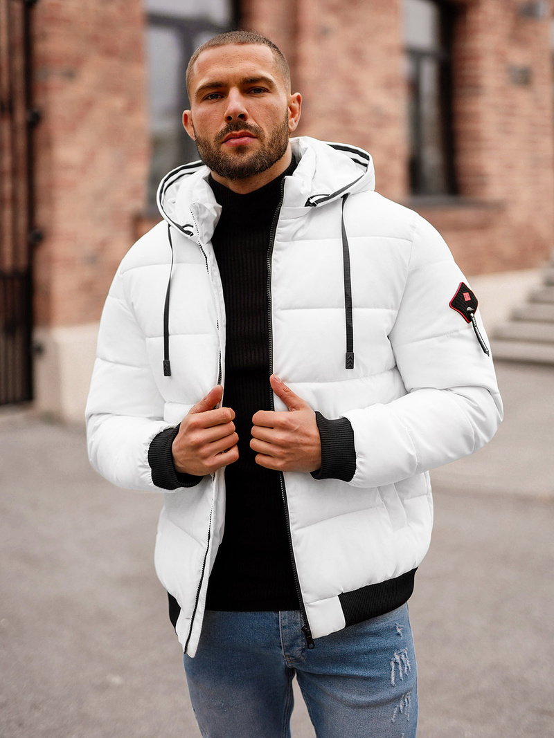Veste D'hiver Blanc OZONEE JS/31M5031/281Z