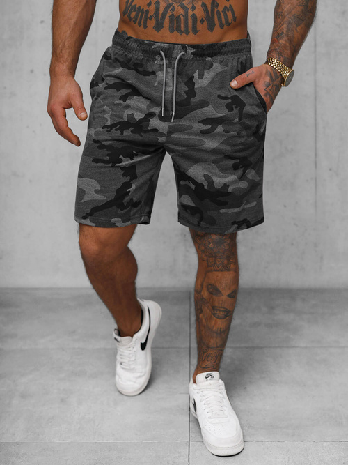 Short Homme Gris Foncé OZONEE JS/8K283/5