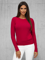 Pullover Femme Bordeaux OZONEE JS/8004/5