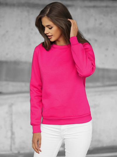 Sweat femme rose foncé OZONEE JS/W01