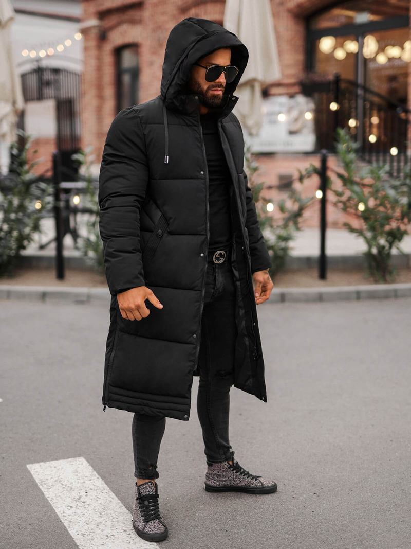 Veste Homme Noir OZONEE JS/19M1290/392