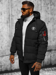 Veste Homme Noir OZONEE JS/84M3030/392