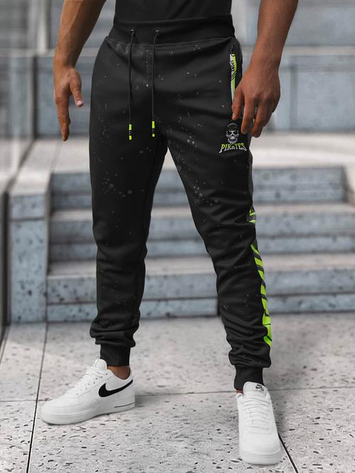 Pantalon de survêtement Homme noir OZONEE JS/K10232Z