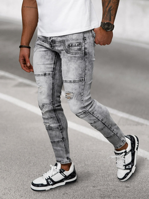 Jean Homme Gris Foncé OZONEE NB/MP0163N