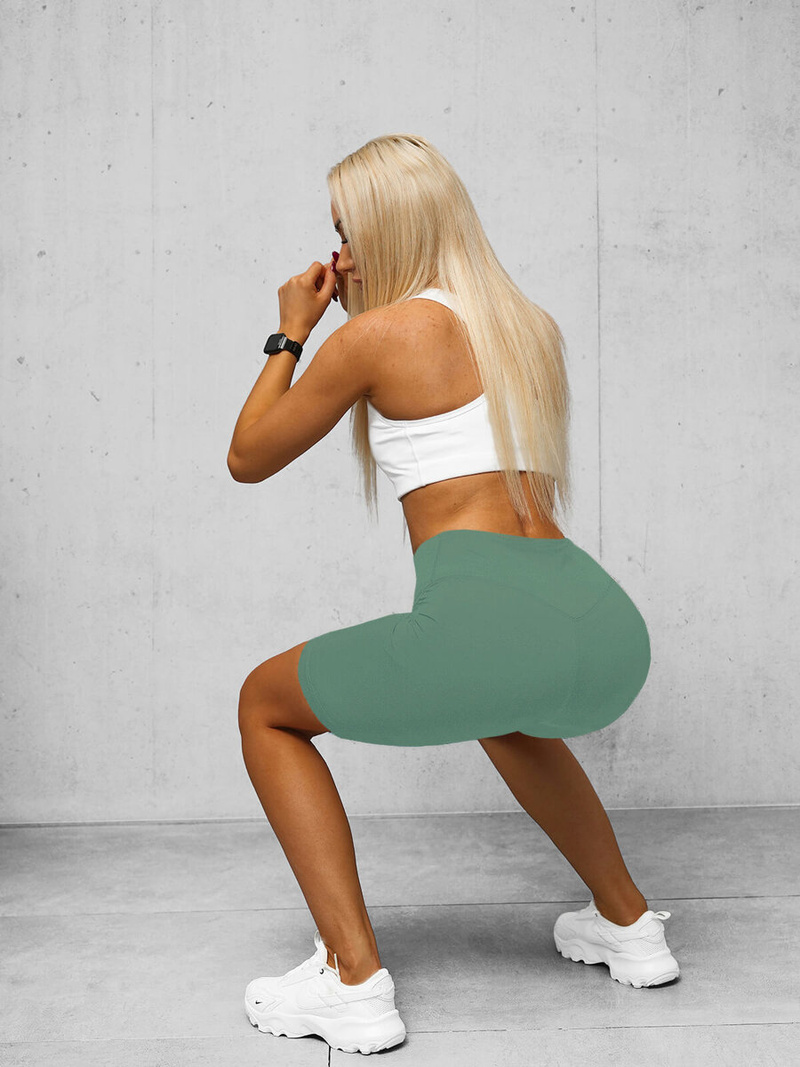 Legging court femme menthe OZONEE O/K5-J