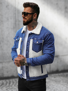 Veste en Jean Homme Bleu OZONEE NB/MJ533BZ