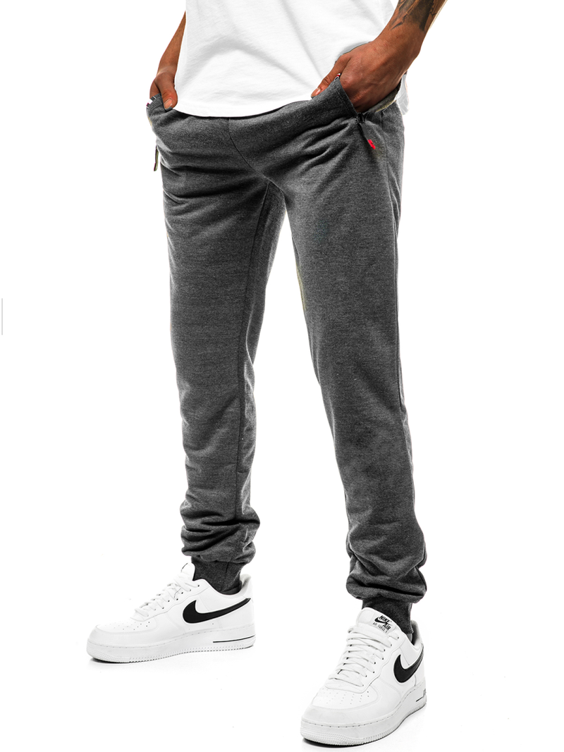 Pantalon de survêtement Homme Gris foncé JS/XW032S