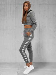 Ensemble de survêtement deux pièces gris foncé OZONEE JS/8C67/5Z