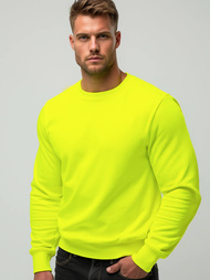 Sweatshirt Homme Néon Jaune OZONEE JS/2001-10Z