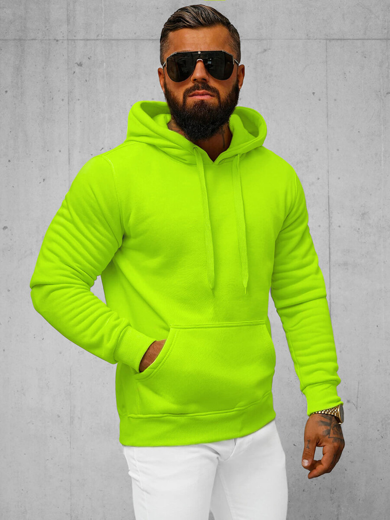 Sweatshirt Homme néon Vert OZONEE JS/2009Z