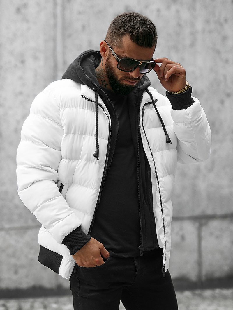 Veste Homme Blanc OZONEE N/7121