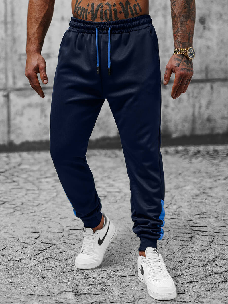 Pantalon de Survêtement Homme Bleu Foncé OZONEE JS/8K173