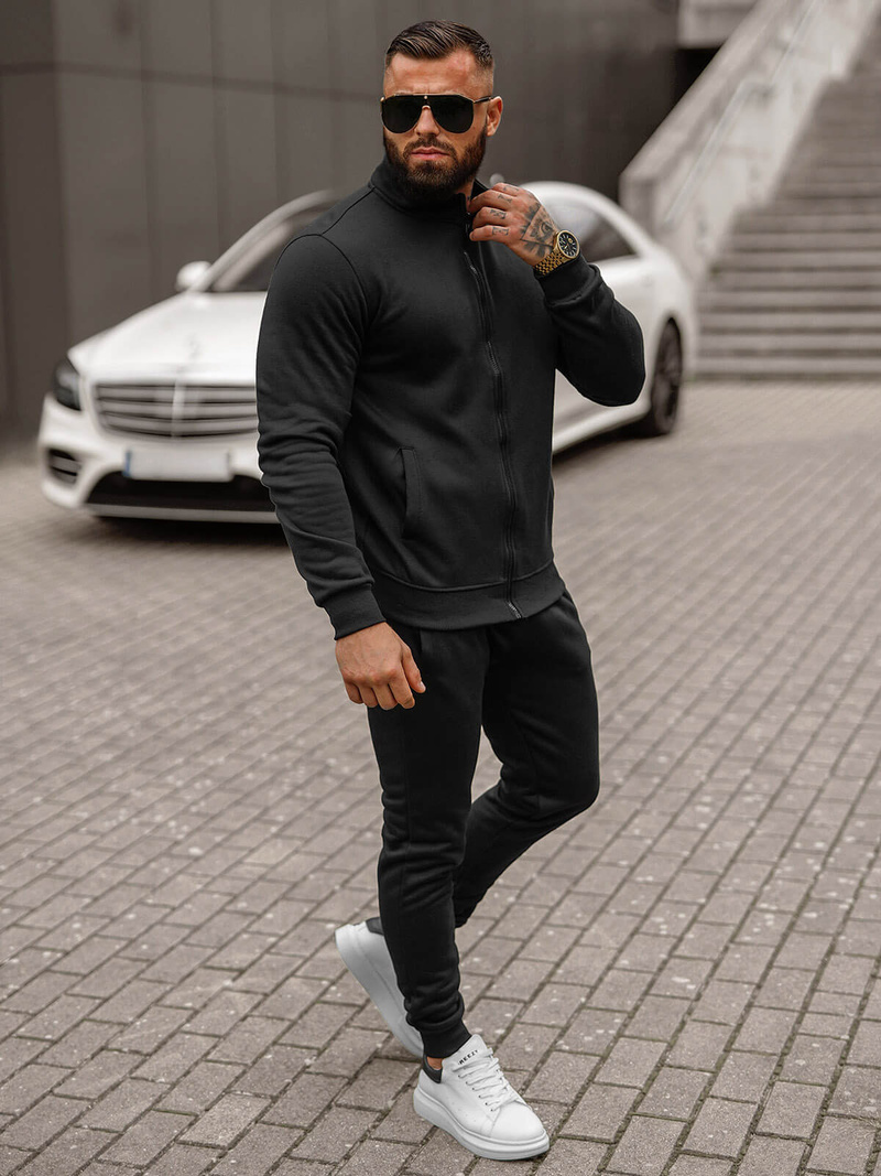 Survêtement Homme Noir OZONEE JS/68C10385/3Z