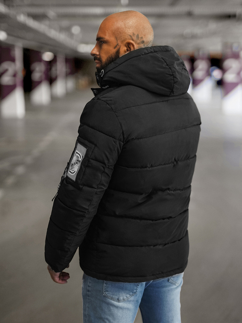 Veste homme noir OZONEE JS/57M7503/392