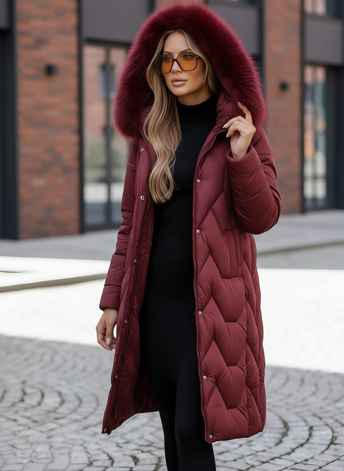 Veste Femme bordeaux OZONEE JS/5M3229/1