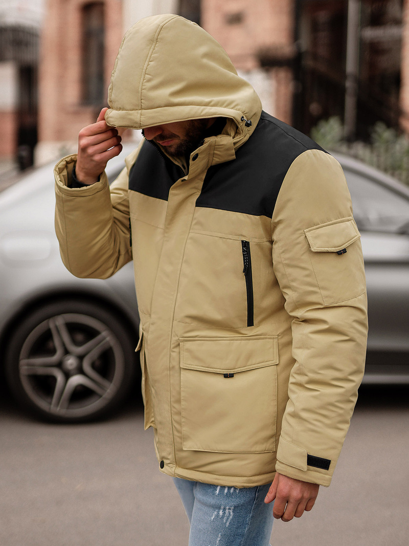 Veste Homme Beige OZONEE JS/22M322/62Z