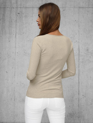 Pullover Femme Beige OZONEE JS/8006/1