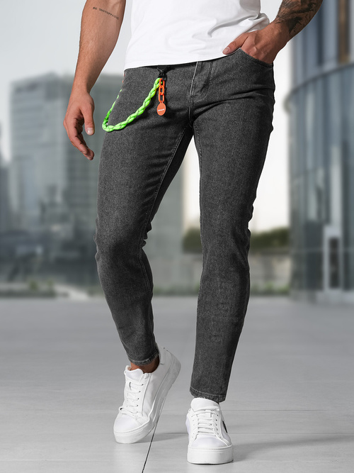 Jean Homme Gris Foncé OZONEE NB/MP0191G