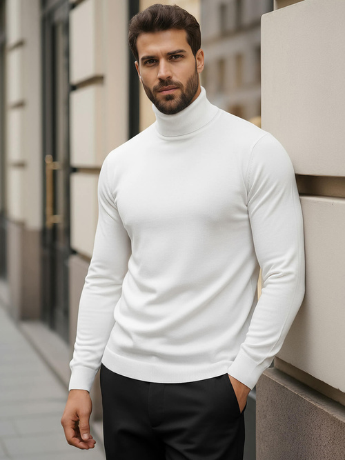 Pullover Homme Blanc OZONEE V/V24504