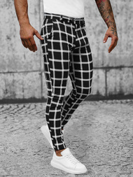 Pantalon Chino Homme Noir OZONEE O/P4029