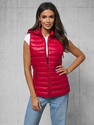 Gilet Femme Rouge OZONEE JS/16M9138/270
