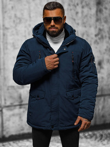 Veste Homme Bleu Foncé OZONEE JS/5M718/215