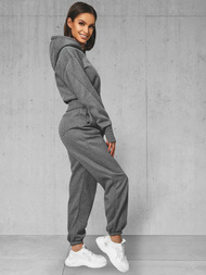 Ensemble de survêtement deux pièces gris foncé OZONEE JS/8C79/5