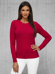 Pullover Femme Bordeaux OZONEE JS/8005/5