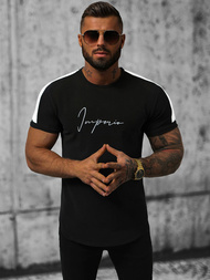 T-shirt Homme Noir OZONEE O/P1180