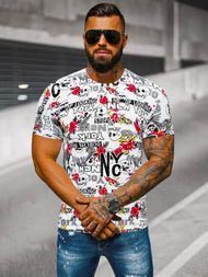T-shirt Homme Coloré OZONEE O/BL63Z
