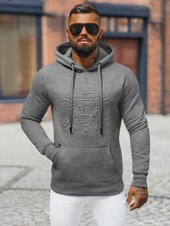 Sweatshirt Homme Gris Foncé OZONEE NB/MF2012