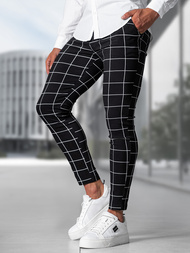 Pantalon Chino Homme Noir OZONEE O/P4009Z