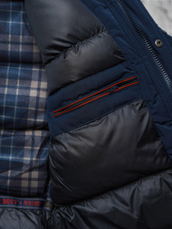 Veste Homme Bleu Foncé OZONEE JS/5M718/215