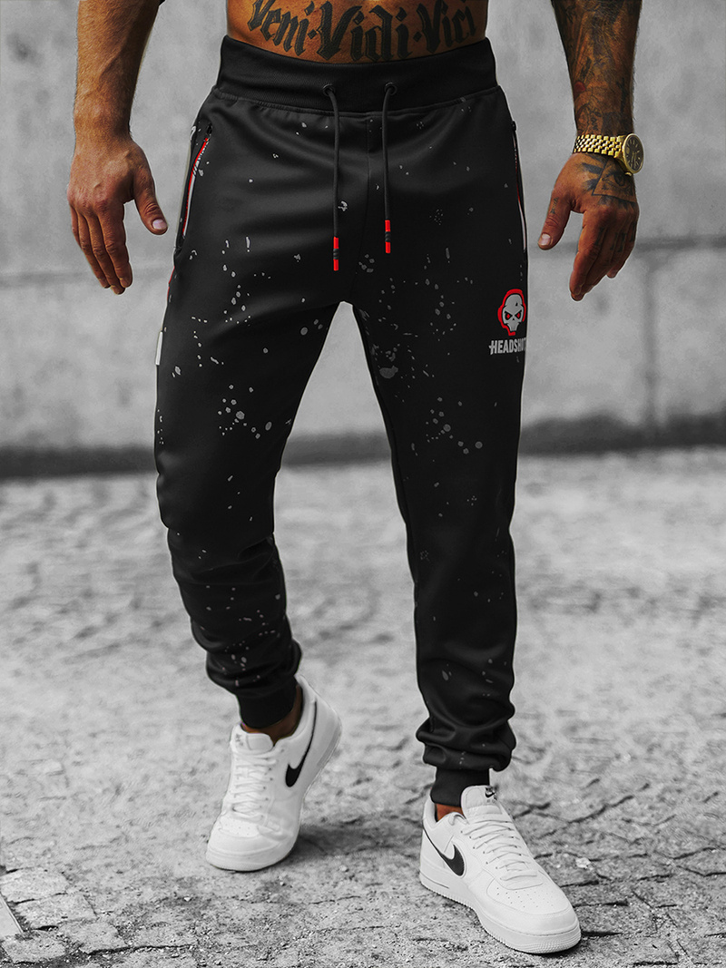 Pantalon de Survêtement Homme Noir OZONEE JS/K10233Z