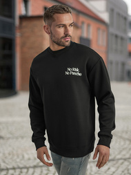 Sweatshirt Homme Noir OZONEE JS/65B3918/3