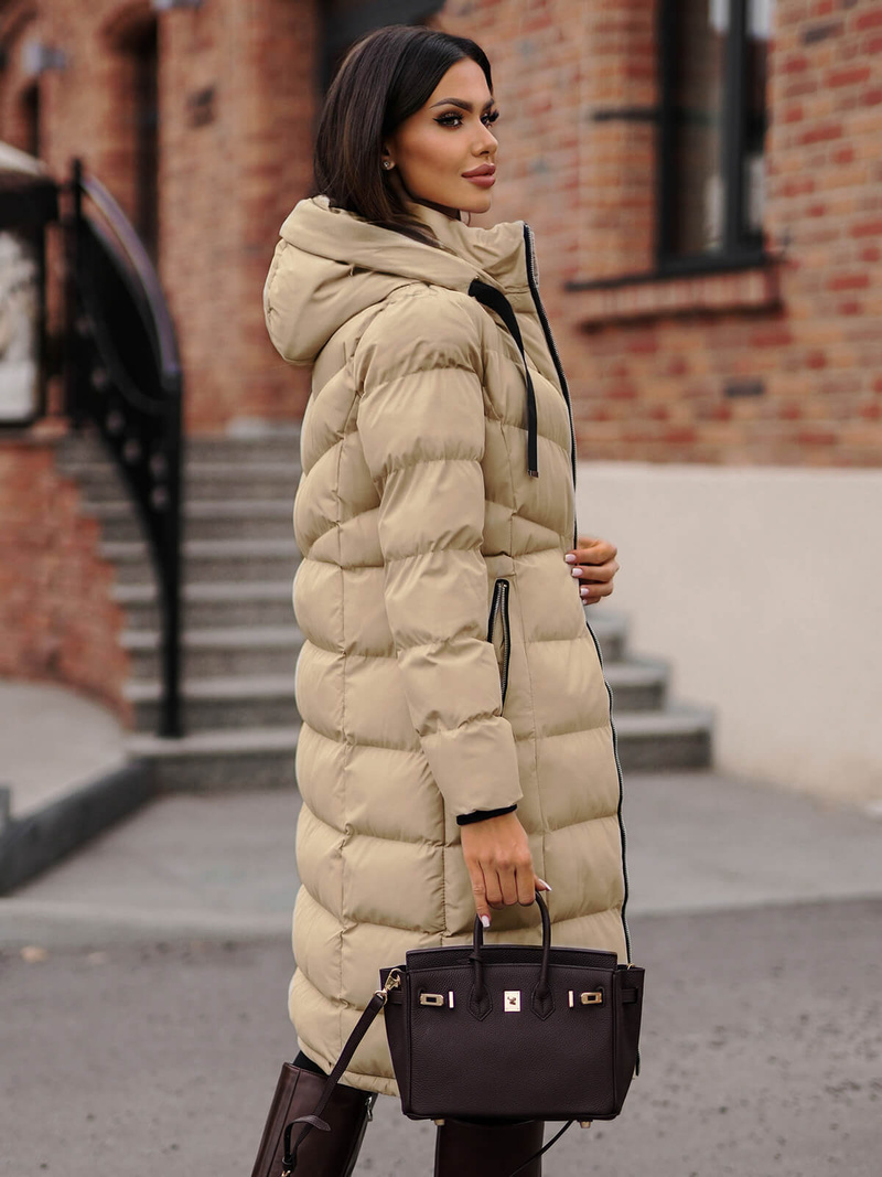 Veste femme beige OZONEE JS/M736/62Z