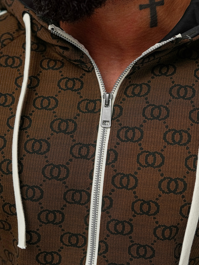 Survêtement Homme Beige Foncé OZONEE O/FF5111AB