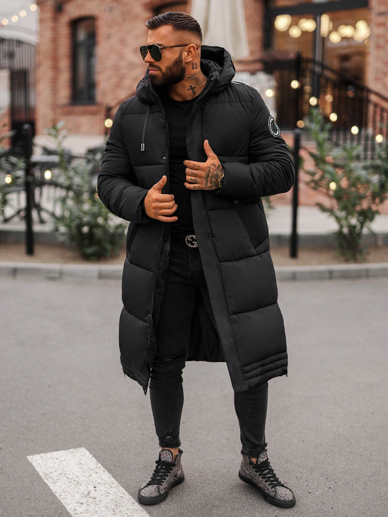 Veste Homme Noir OZONEE JS/19M1290/392