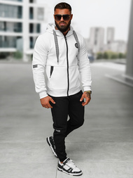 Survêtement homme blanc et noir OZONEE O/LN11887