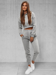 Ensemble de survêtement deux pièces gris OZONEE JS/8C67/2Z