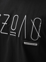 T-shirt Homme Noir OZONEE O/QQ1185