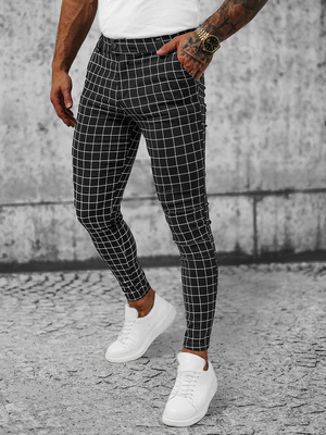Pantalon Chino Homme Noir OZONEE O/P4024
