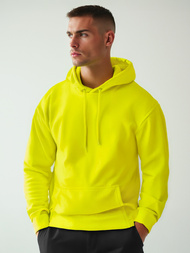 Sweatshirt Homme Néon Jaune OZONEE JS/2009Z